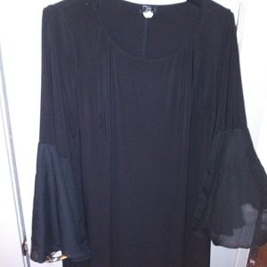 **2 for $15*Black dress with cute 3/4 sleeves
